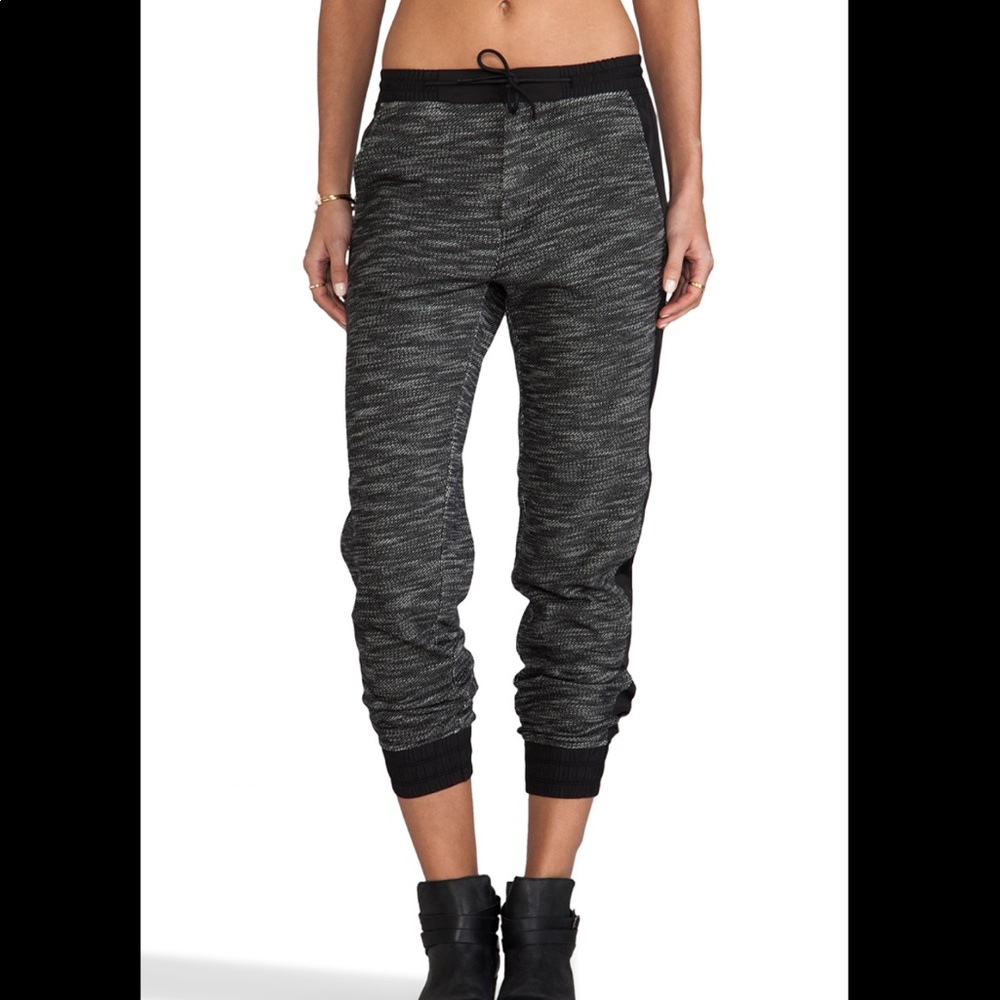 Alexander Wang French Terry Track Pants/Joggers